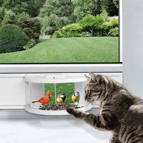 BAIAPEY Window Bird Feeder features maintenance-friendly design for easy cleaning.