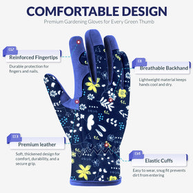 Elastic wrist on Baidast gloves ensures secure fit and keeps dirt out