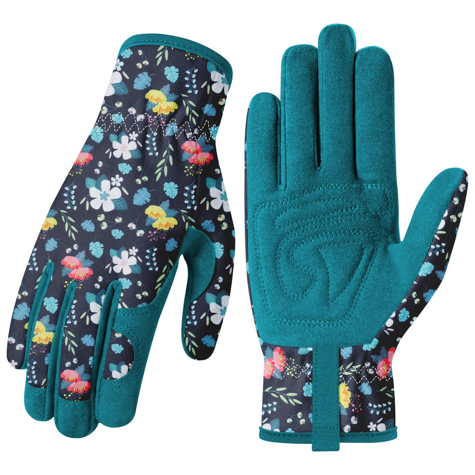 Baidast Gardening Gloves for Women with breathable back panel for cool hands