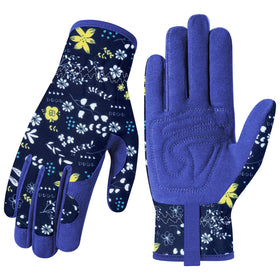 Baidast gardening gloves with breathable back panel for cool comfort during tasks
