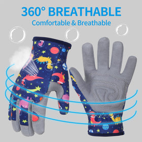 Baidast Kids gloves with elastic wrist for a secure fit