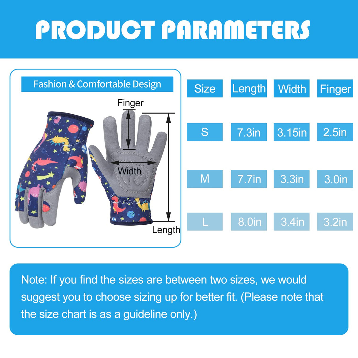 Baidast Kids gloves suited for weeding, pruning, and everyday garden chores