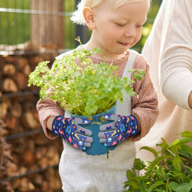 Baidast Kids Garden Gloves breathable leather keep little hands cool.