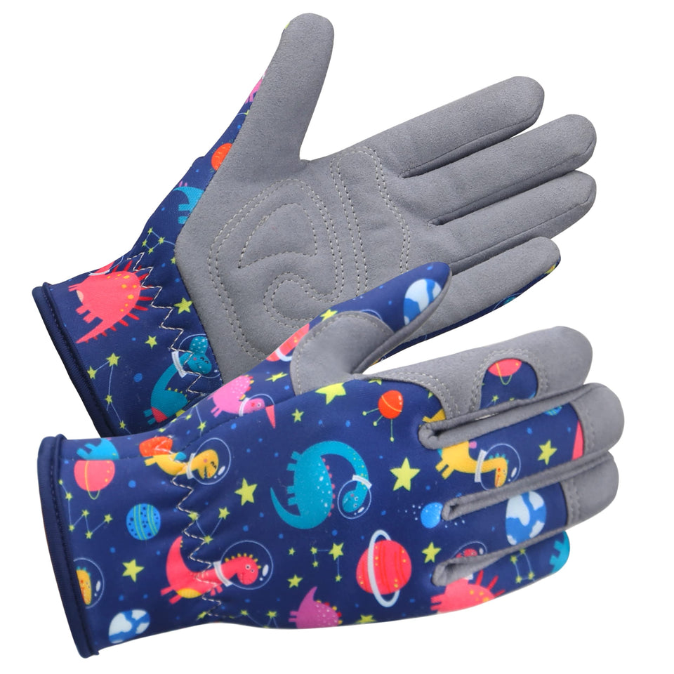Baidast Kids Garden Gloves thorn-proof digging protection for young hands.