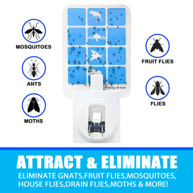 BAIMNOCM 365nm 395nm blue light attractors capture mosquitoes and gnats