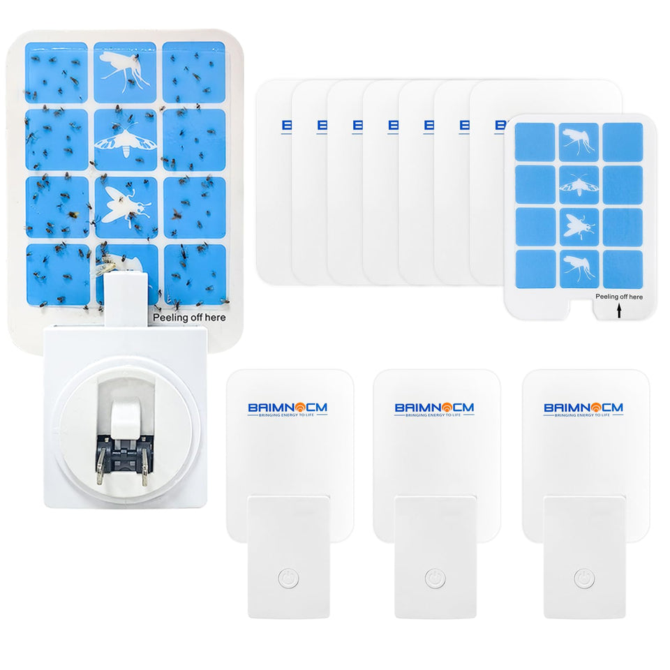 BAIMNOCM blue light bug catcher plug-in traps flying insects quickly in any room