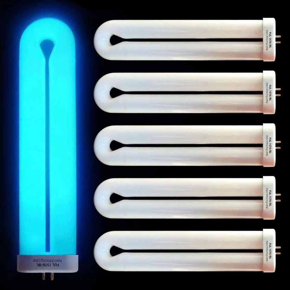 BAIMNOCM bug zapper lightbulb 15W in U-shaped form attracts insects for outdoor meals