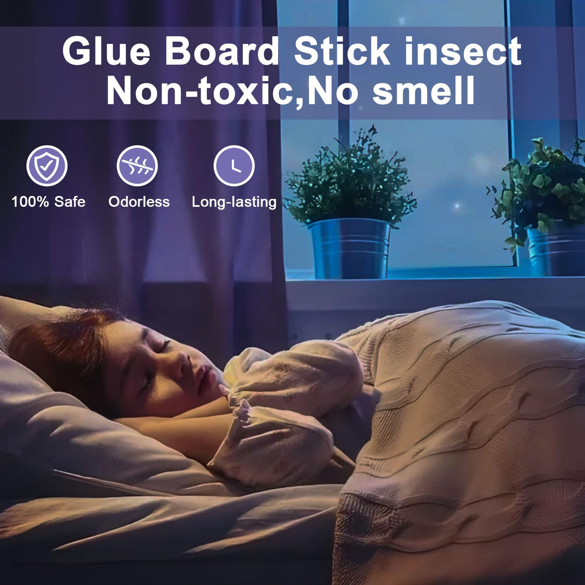 BAIMNOCM compact indoor pest trap fits discreetly in living spaces