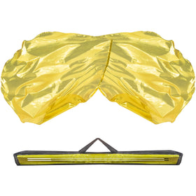 Baisdan worship flag 54.3-inch front view with vibrant shine for performances