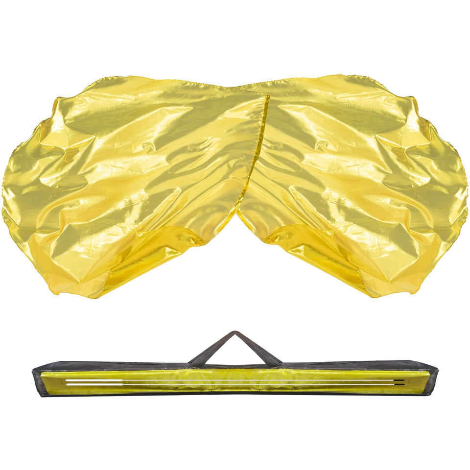 Baisdan worship flag 54.3-inch front view with vibrant shine for performances