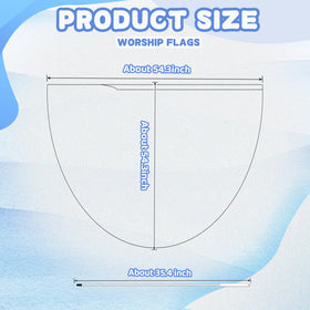 Baisdan worship flags with portable storage bag for organized travel and protection.