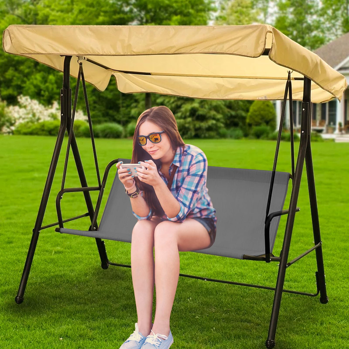 Baizoy durable fabric maintains color and shape outdoors