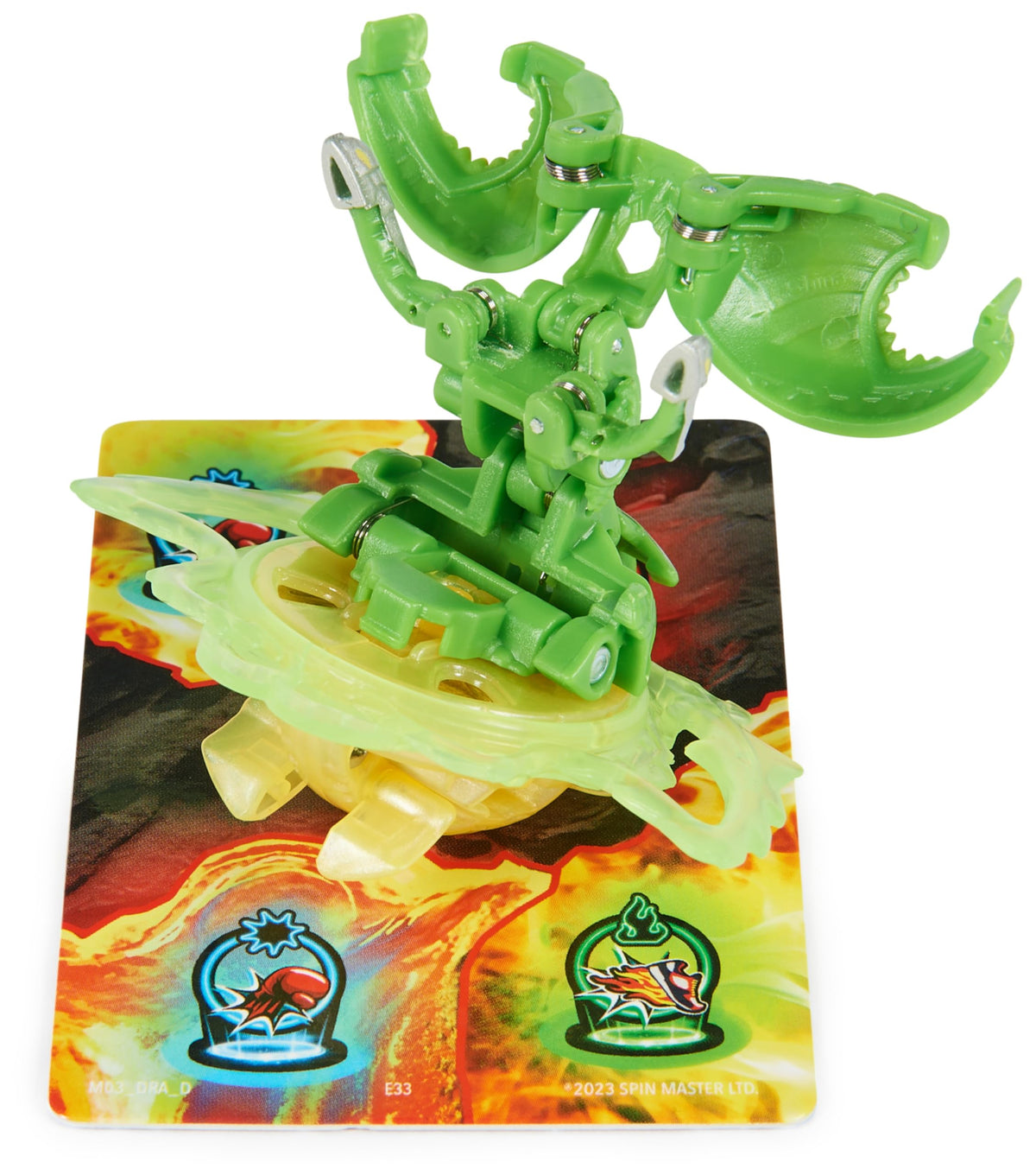 Bruiser Bakugan figure with bold colors and ready stance.