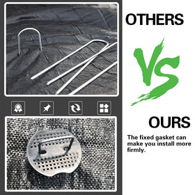 Bakulyor corrosion-resistant stakes suit weed barriers and garden cloth.