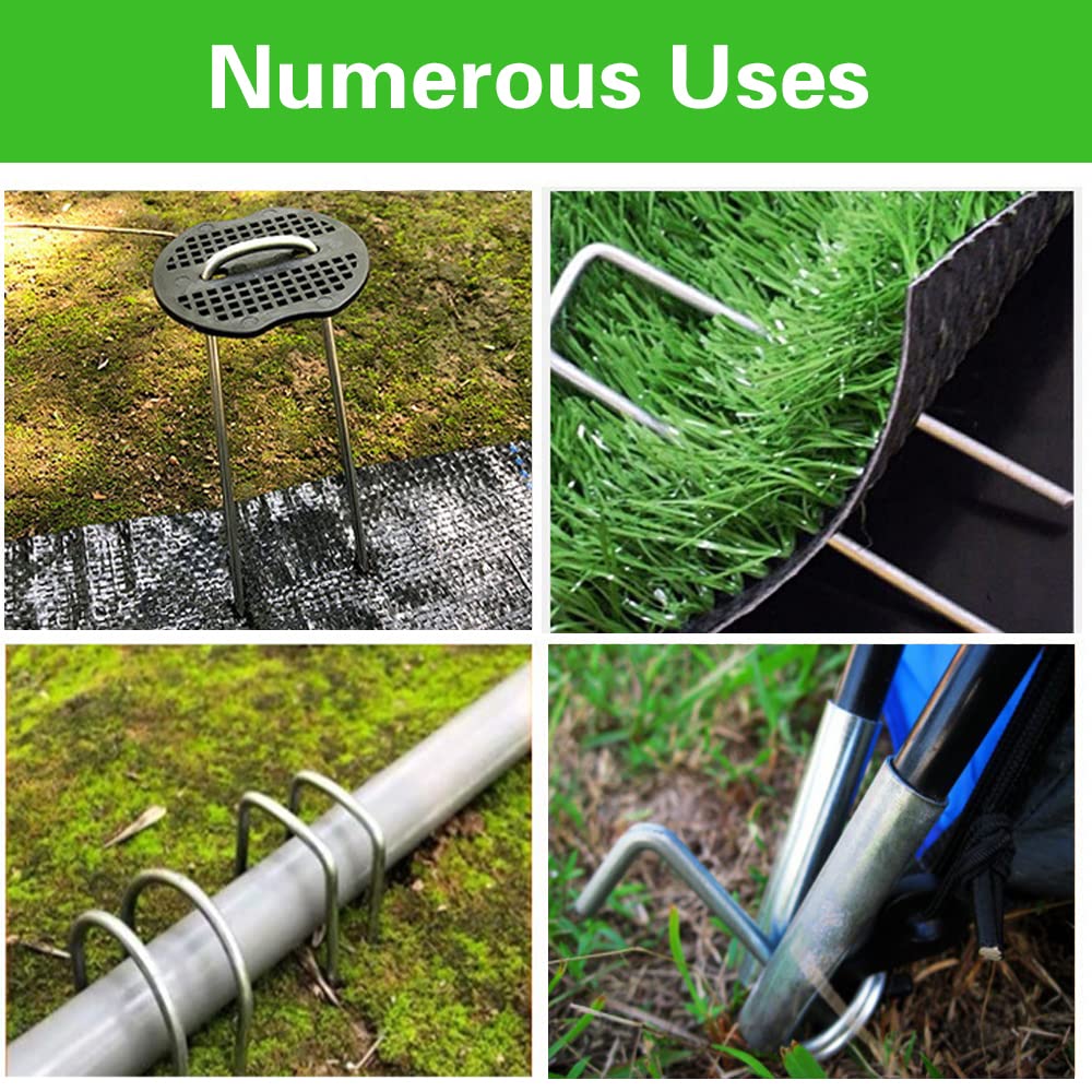 Bakulyor pointed-end stakes insert easily into soil for quick setups.