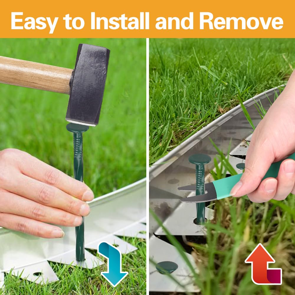 Bakulyor spiral-drive stake penetrates soil with minimal effort.