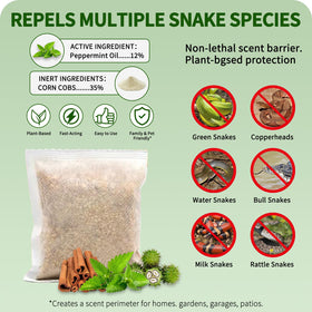 Balancexlite Plus sprinkled along yard edge to deter snakes