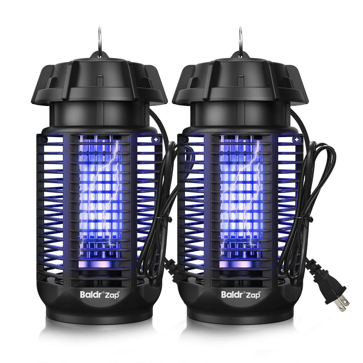 Baldr Ambience Guard zapper outdoors with glow for patio pest control