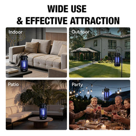 Baldr Bug Zapper IPX4 weatherproof stands up to rain for uninterrupted evenings.