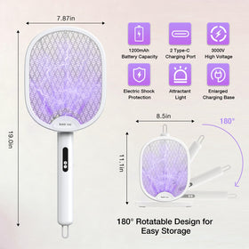 Baldr 3000V grid delivers instant pest kill on contact.