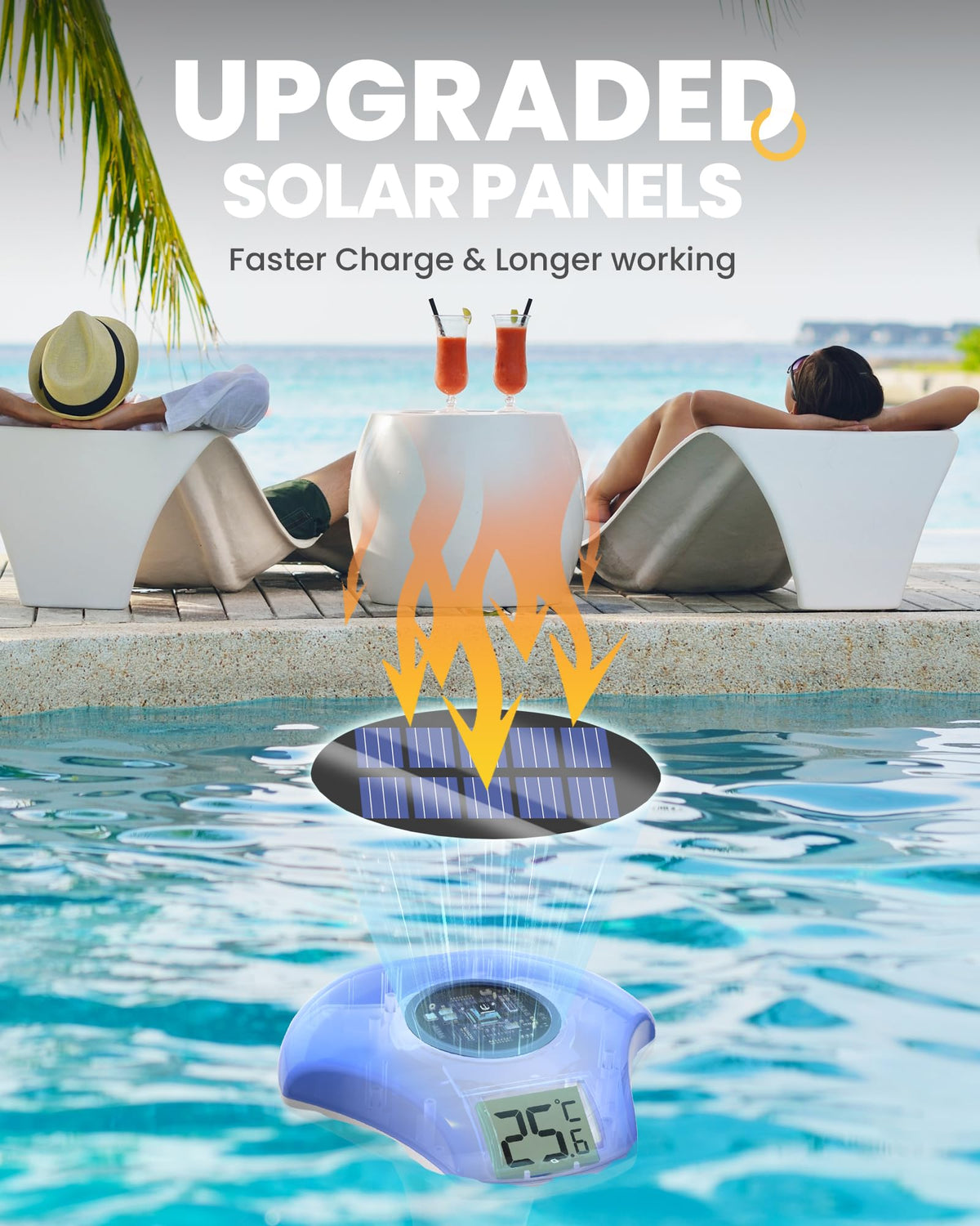 Baldr Rapid 10-second Reading delivers instant water temperature updates for pools and spas.
