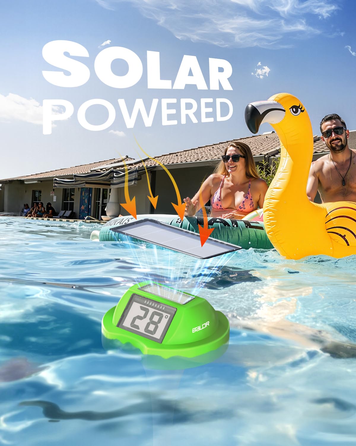 Baldr seamless waterproof casing protects the thermometer from splashes