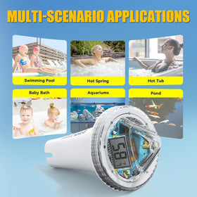 BaldrTherm suitable for pools, hot tubs, aquariums, spas, ponds.