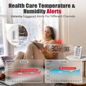 BaldrTherm automatic backlight adjusts for day and night viewing clarity.