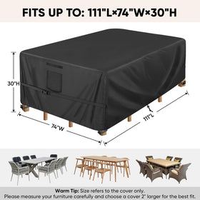 BALEINE outdoor chair cover shields seating with durable material and secure fit.