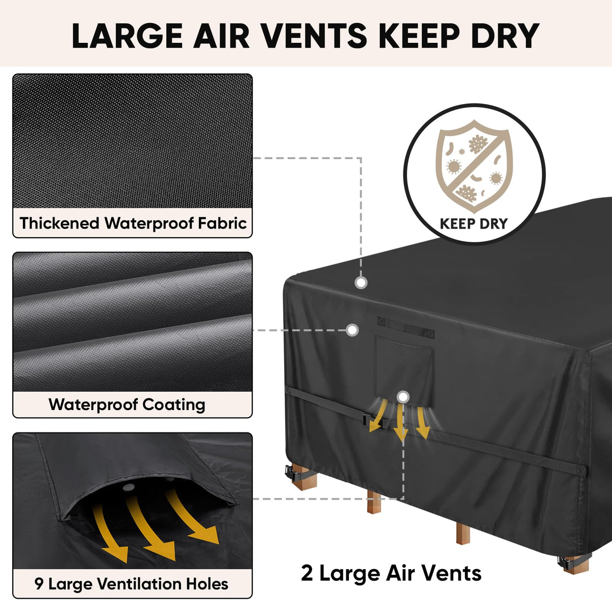 BALEINE cover highlighting UV resistance to prevent fading