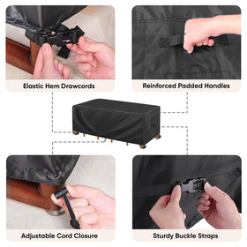 BALEINE patio furniture cover is easy to clean and maintain.