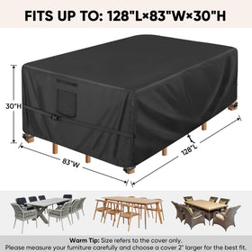 BALEINE patio chair cover shields chairs from sun and moisture for extended life