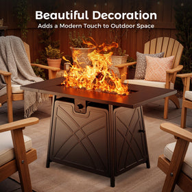 BALI OUTDOORS sturdy frame ensures durable, weather-ready outdoor performance.