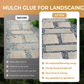 BALORIZ applicator-ready tool visible for quick, even landscape application and neat results.