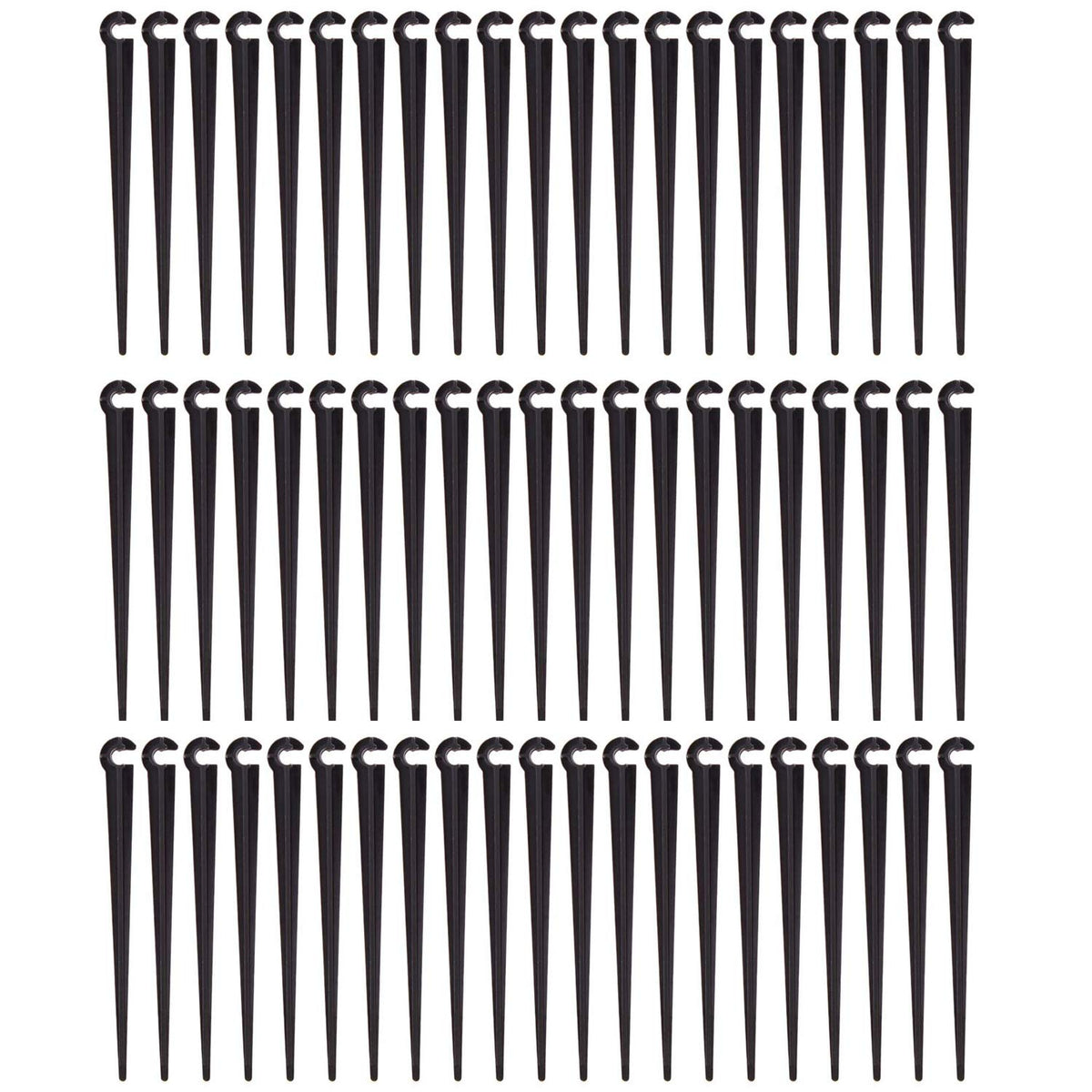 Balter-D irrigation stake supports 1/4 inch tubing for organized drip lines.