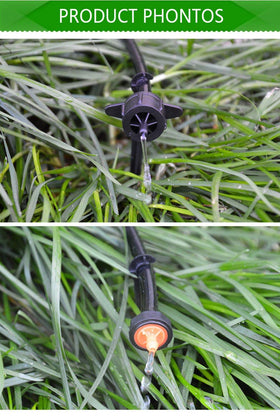 Balter-D irrigation stake ideal for herb gardens with 1/4 inch tubing.