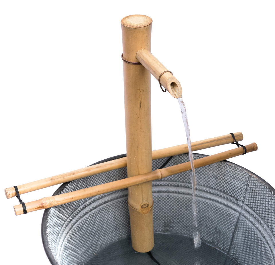 Bamboo Accents 18-inch fountain branch-arm for a dramatic outdoor centerpiece.