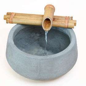 Bamboo Accents outdoor fountain kit for balconies and patios.