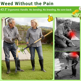 Bamda garden tool designed for lawns and beds with tough soil