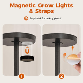 Bamworld adjustable-feet stand balances on uneven floors