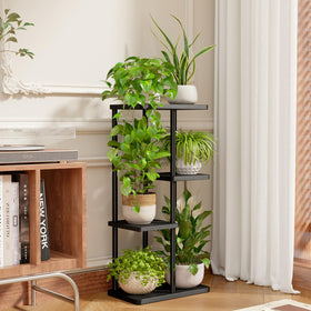 Bamworld corner stand shown in living room for display