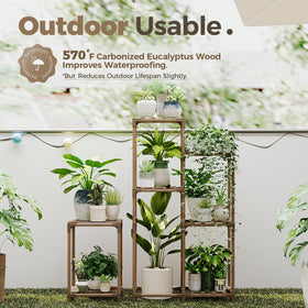 Bamworld carbonized eucalyptus wood increases durability and water resistance.