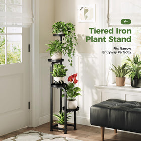 Bamworld drainage trays prevent water pooling for healthier outdoor plant stands.
