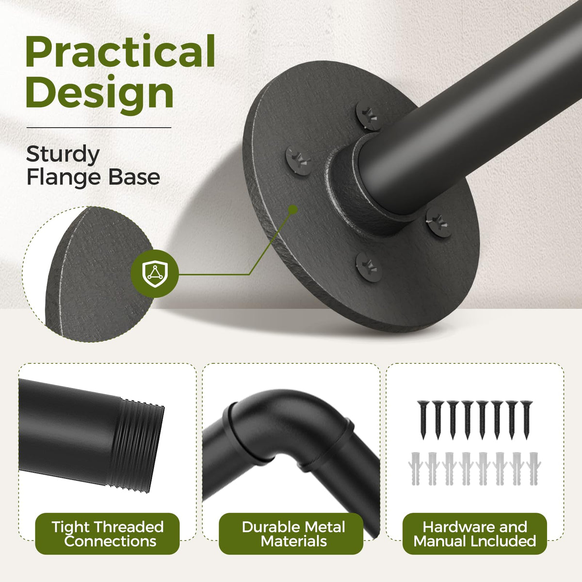 Bamworld hardware included makes ceiling or wall mounting quick.