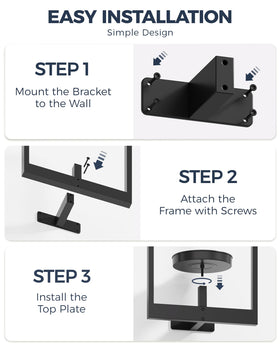 Bamworld easy-install wall planter for quick setup.