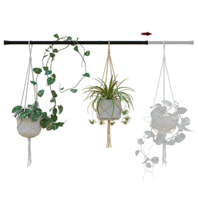 Bamworld easy-move design lets you reposition or remove planters without wall marks.