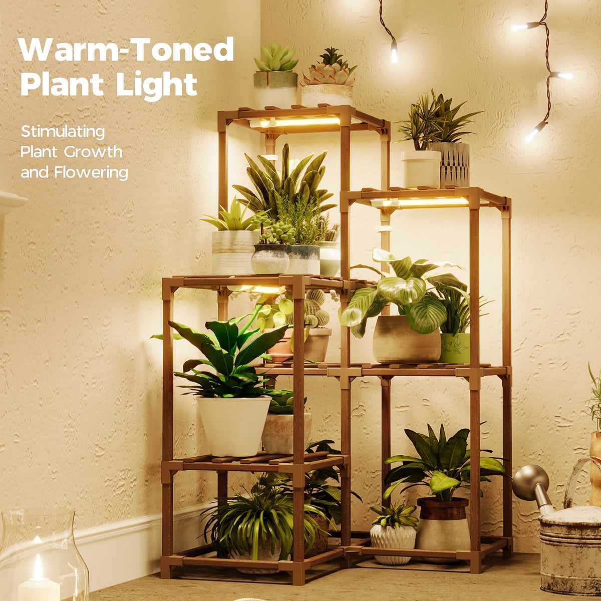 Bamworld full-spectrum grow light mimics sun for healthy indoor growth