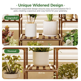 Bamworld grow light offers three modes for different plant stages