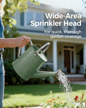 Bamworld half-gallon watering can suitable for indoor and outdoor plant care.