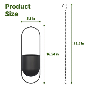 Bamworld minimalist metal planter fits modern décor and daily use.